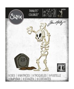 Sizzix Thinlits Die Set Mr. Bones Colorize 9 Dies
