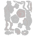 Tim Holtz Sizzix Thinlits Die Set Mr. Bones Colorize 9 Dies