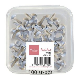 Marianne Design Push pins small 100 st. Wit