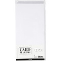 Creotime Kaarten & Enveloppen  Afmeting kaart 15x15cm 50st. Wit