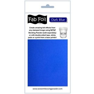 Fabulous Foil 10cm.x100cm. Dark Blue