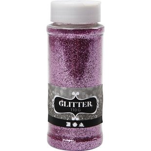 Glitter pot 110 gr. Roze