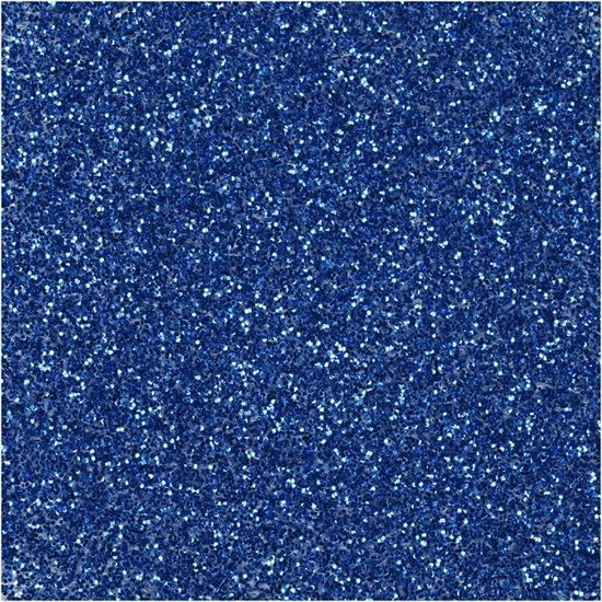 Creotime Glitter pot 110 gr. Blauw