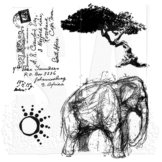 Tim Holtz Tim Holtz Cling Stamp Life Adventure