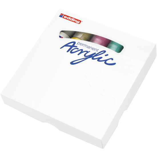 Edding Edding Acrylic marker Double-liner set/5 Modern basic