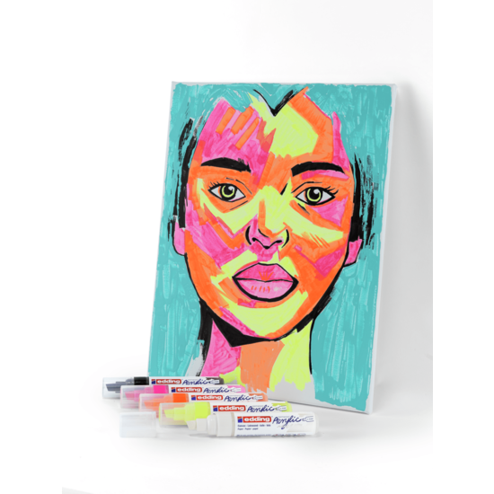 Edding Edding Acrylic marker Broad set/5 Neon