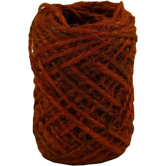 Vivi Gade Natuurlijk hennepdraad 1-2 mm 30 mtr. Rood