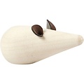 Creotime Houten Muis  6,5 cm. 2 st.