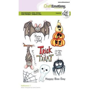 CraftEmotions Clearstamp A6 Halloween 1