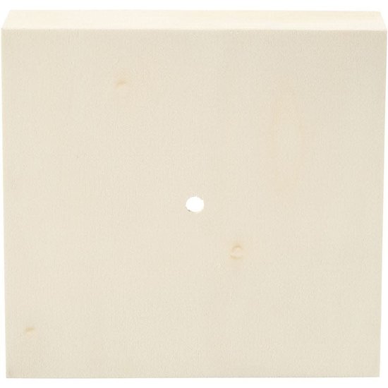 Creotime Houten Box voor uurwerk afmeting  19x19x3 cm