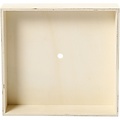 Creotime Houten Box voor uurwerk afmeting  19x19x3 cm
