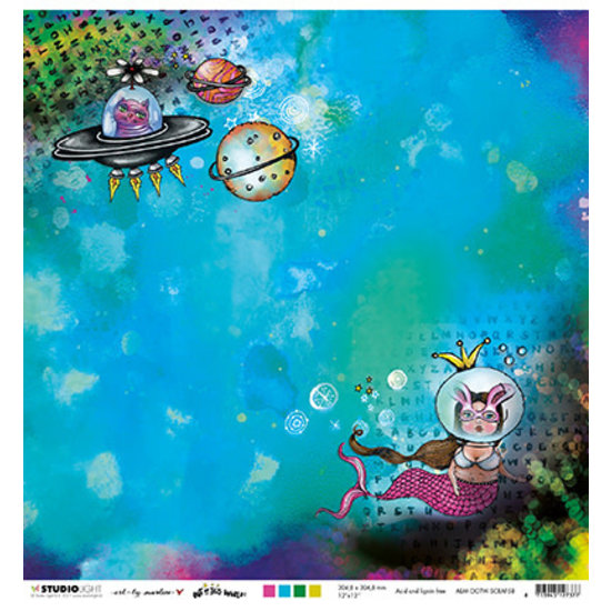 Studio Light Studio Light Art by Marlene Scrapvel  30,4x30,4 cm. Out of this World nr.58