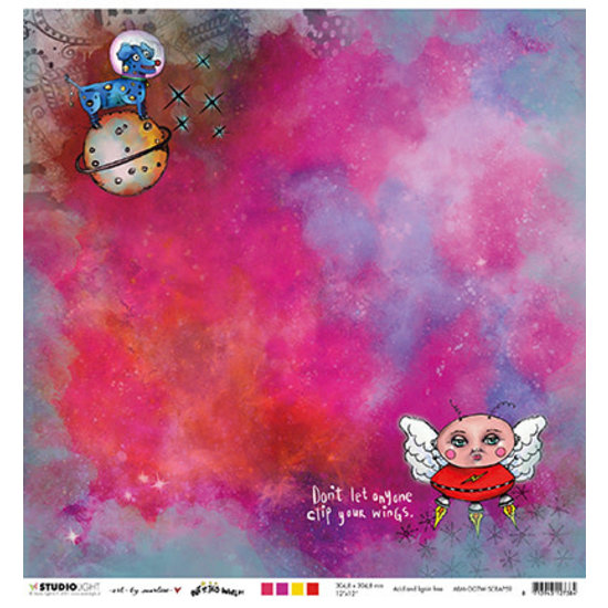 Studio Light Studio Light Art by Marlene Scrapvel  30,4x30,4 cm. Out of this World nr.59