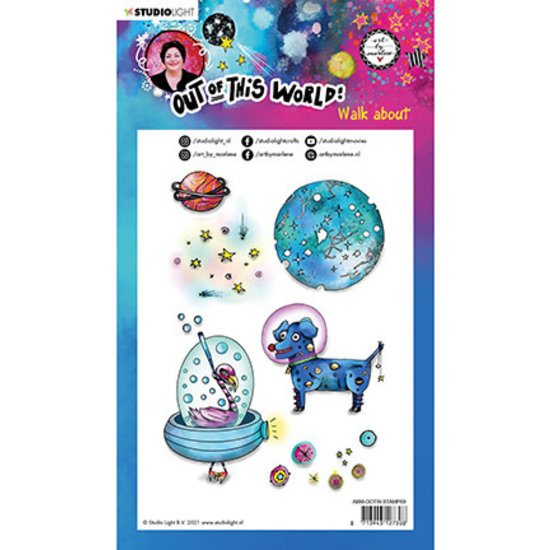 Studio Light Studio Light Art by Marlene Clear Stamp Out of this World nr.69