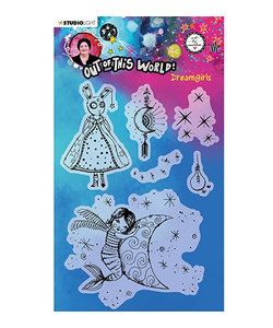 Studio Light Art by Marlene Clear Stamp Out of this World nr.70