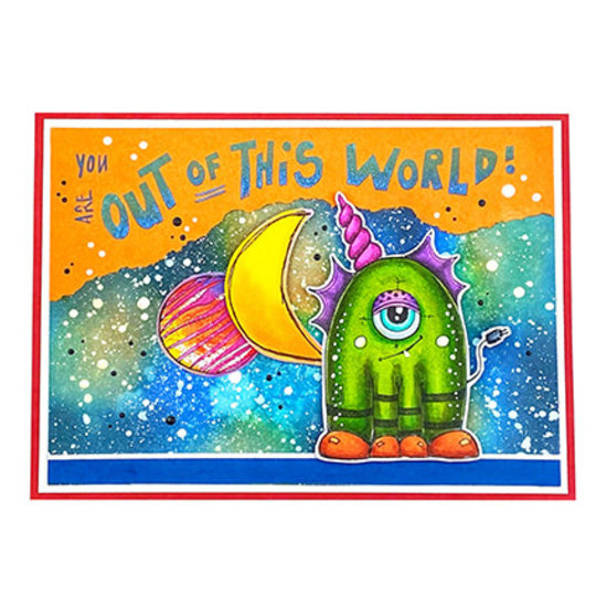 Studio Light Studio Light Art by Marlene Clear Stamp Out of this World nr.73
