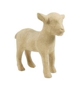 Decopatch Papier maché Lammetje 22x13x20cm.