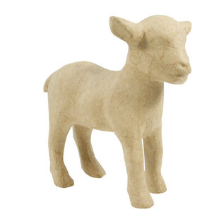 Decopatch Papier maché Lammetje 22x13x20cm.