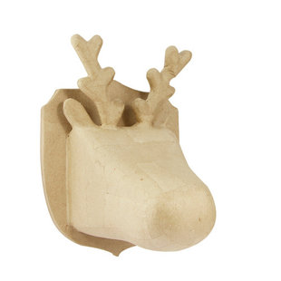 Decopatch Papier maché Trofee Rendier22x23,3x33cm.