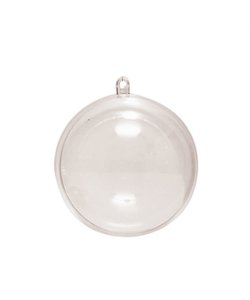 Deelbaar Plastic Bal Transparant 12cm