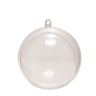 Deelbaar Plastic Bal Transparant 7cm