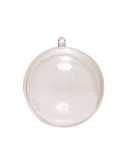 Deelbaar Plastic Bal Transparant 7cm Set 5st