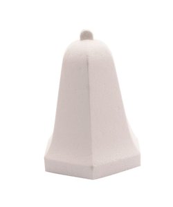 Piepschuim Klok Hoekig 20cm