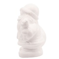 Piepschuim Kerstman met beer 17.5cm