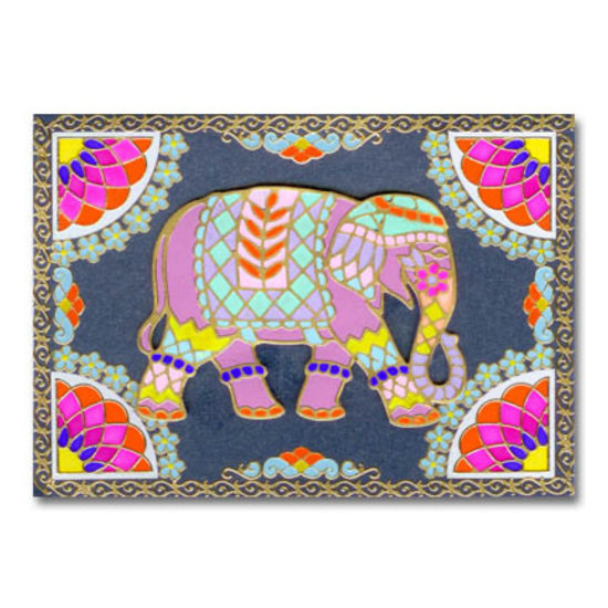 Starform Starform Stickervel Randjes 10x23cm Goud nr. 1138