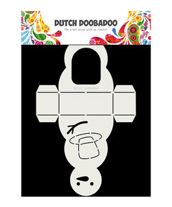 Dutch Doobadoo Snij Stencil A5 Kaart Sneeuwpop