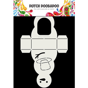 Dutch Doobadoo Snij Stencil A5 Kaart Sneeuwpop
