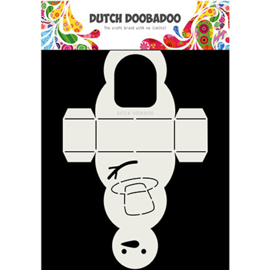 DDBD Dutch Doobadoo Snij Stencil A5 Kaart Sneeuwpop