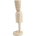 Creotime Houten Figuur Notenkraker h:13cm berkehout
