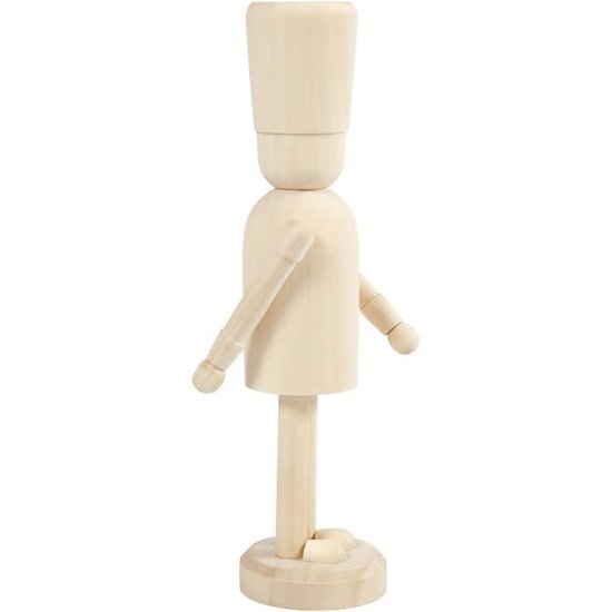Creotime Houten Figuur Notenkraker h:18 cm berkehout