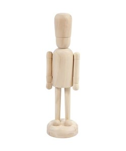 Houten Figuur Notenkraker h:45 cm berkehout