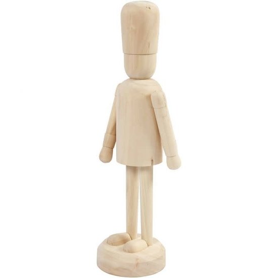 Creotime Houten Figuur Notenkraker h:45 cm berkehout