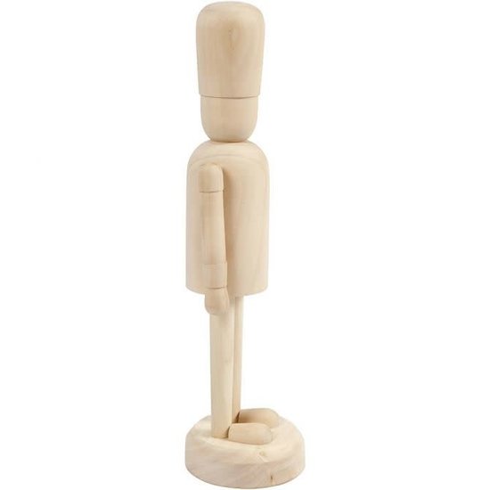 Creotime Houten Figuur Notenkraker h:45 cm berkehout