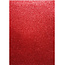 Eva Foam vel glitter 2mm A4 22x30cm Rood 1st