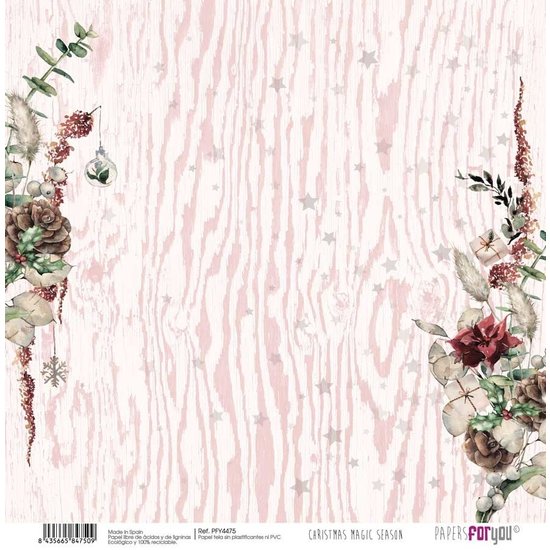 Papers For You Papers For You Canvas Scrap Pack Christmas Magic Season 12x12'' 6st