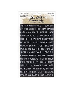 Tim Holtz Idea-Ology Christmas Label Stickers