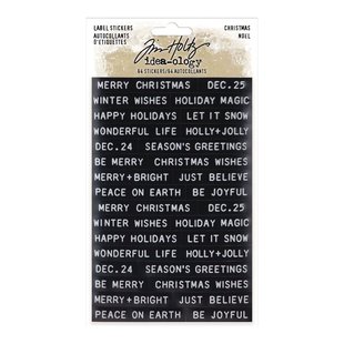 Tim Holtz Idea-Ology Christmas Label Stickers