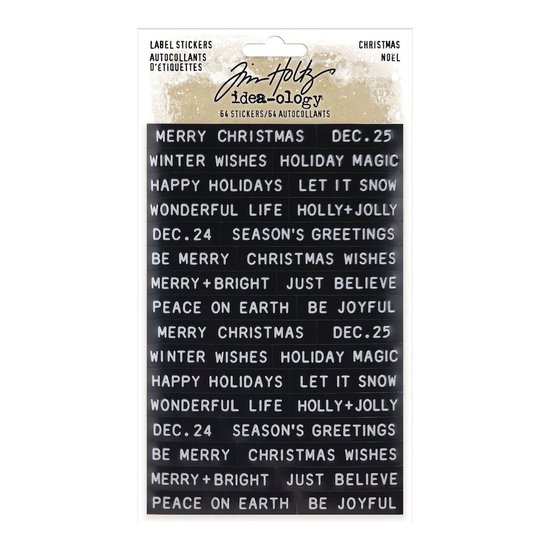 Tim Holtz Tim Holtz Idea-Ology Christmas Label Stickers