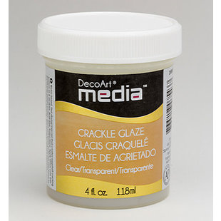 DecoArt Mixed Media Clear Crackle Glaze 118 ml. Transparant