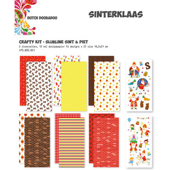 DDBD DDBD  Crafty Kit Slimline Sint en Piet