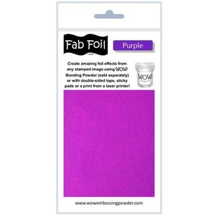 Fabulous Foil 10cm.x100cm. Purple