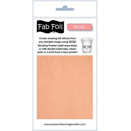Wow Fabulous Foil 10cm.x100cm. Blush