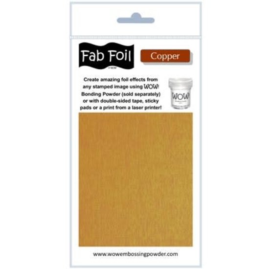 Wow Fabulous Foil 10cm.x100cm. Copper