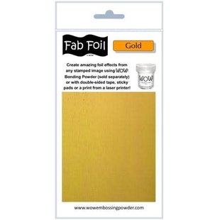 Fabulous Foil 10cm.x100cm. Bright Gold