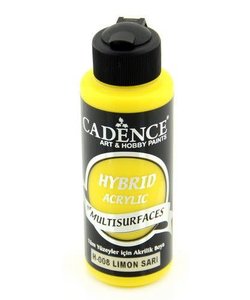 Cadence Hybrid Acrylverf Semi Mat 120ml Lemon Yellow