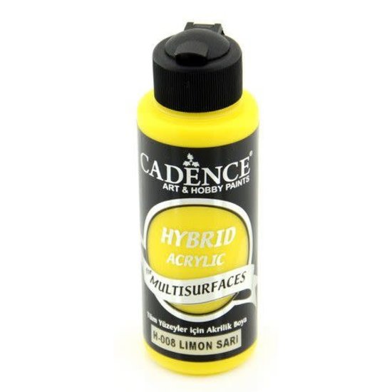 Cadence Cadence Hybrid Acrylverf Semi Mat 120ml Lemon Yellow